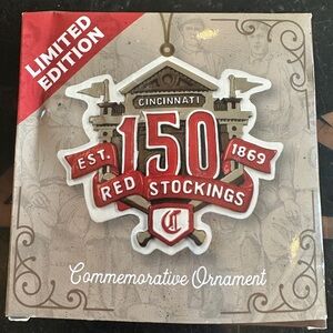 Cincinnati Reds 150th Anniversary Limited Edition Ornament
